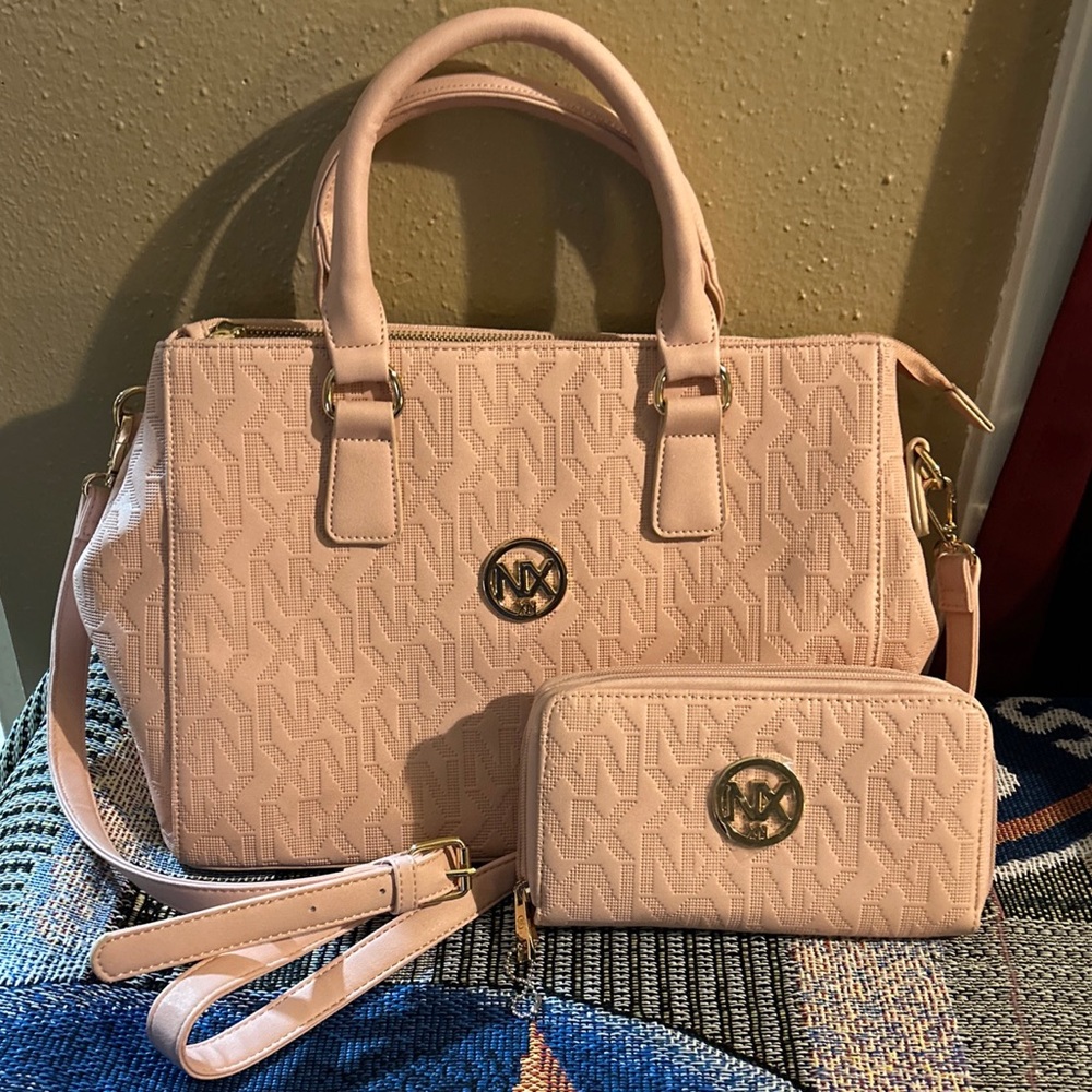 NX XN Pink purse and wallet
